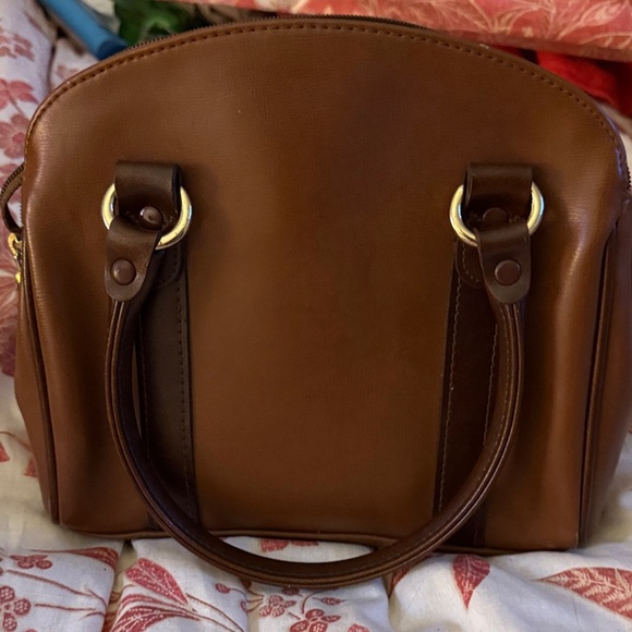 Liz Claiborne Tan Satchel - Picture 2 of 6